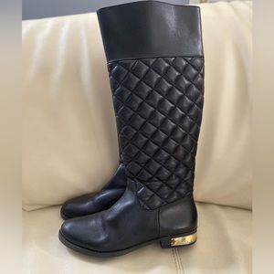 Vince Camuto  Leather Boots  , Black,  size 6